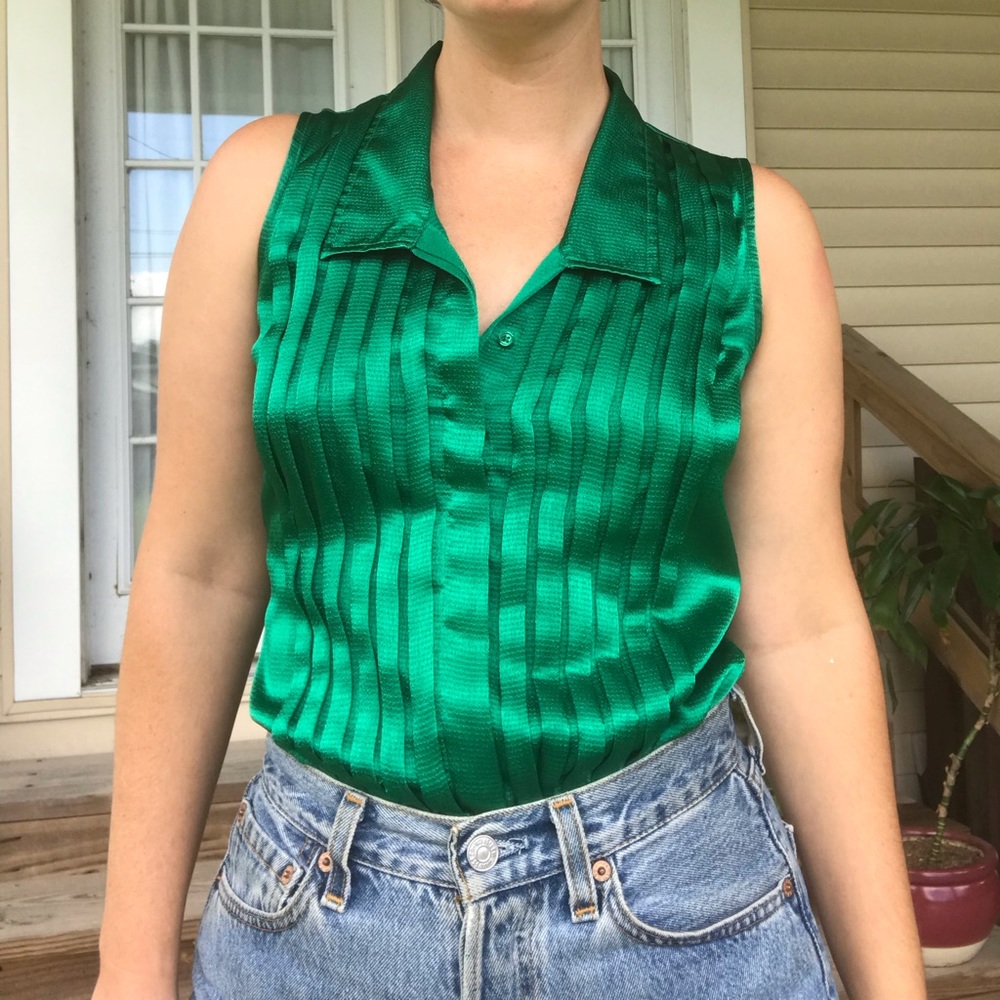 Button down tank top - Picture 3 of 4